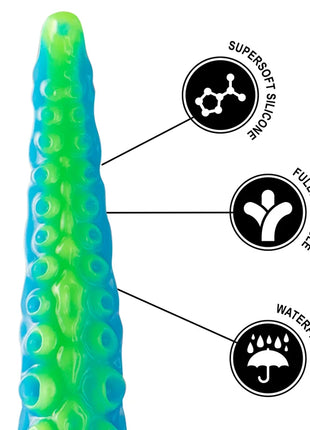 EPIC - SCYLLA FLUORESZIERENDER DÜNNER TENTAKEL-DILDO GROSSE GRÖSSE - Dildos