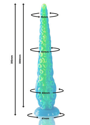 EPIC - SCYLLA FLUORESZIERENDER DÜNNER TENTAKEL-DILDO GROSSE GRÖSSE - Dildos