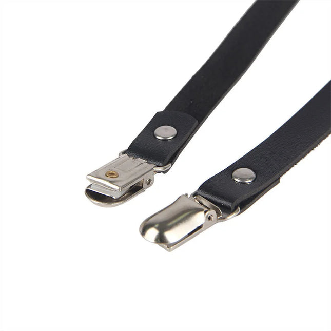 Erhabene Ketten: Verführerisches Bein-Harness Schwarz - Gürtel-Harness