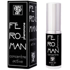 Silberner verschluss 20 ml eros art feroman konzentriertes pheromonparfum flasche mit schwarzem etikett