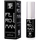 Silberner verschluss 20 ml eros art feroman konzentriertes pheromonparfum flasche mit schwarzem etikett