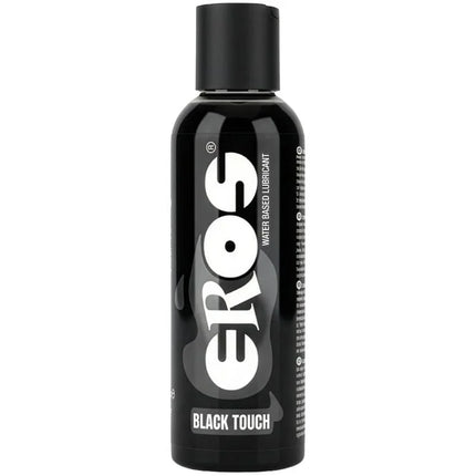 Eros black touch schmiermittel auf wasserbasis 150 ml mit schwarzer flasche und weißer schrift