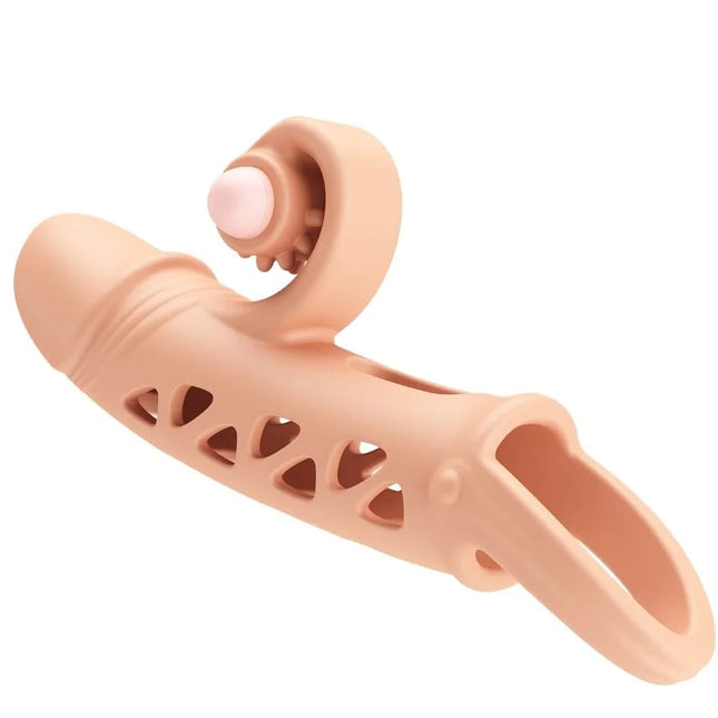 ErosPlus: Natürliche Verlängerung & Vibration - Penishüllen mit Verlängerung