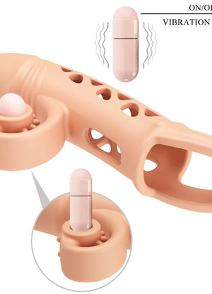 ErosPlus: Natürliche Verlängerung & Vibration - Penishüllen mit Verlängerung