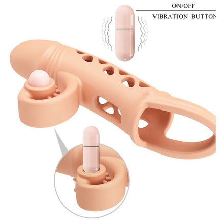 ErosPlus: Natürliche Verlängerung & Vibration - Penishüllen mit Verlängerung