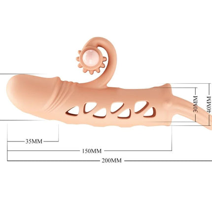 ErosPlus: Natürliche Verlängerung & Vibration - Penishüllen mit Verlängerung