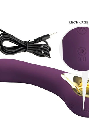 Ethan: Flexi-G-Punkt-Vibe 12 Modi USB Lila - G-Punkt Vibratoren