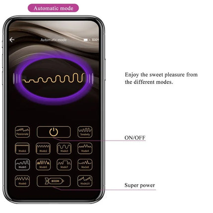 Ethan: Flexi-G-Punkt-Vibe 12 Modi USB Lila - G-Punkt Vibratoren
