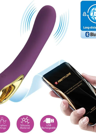 Ethan: Flexi-G-Punkt-Vibe 12 Modi USB Lila - G-Punkt Vibratoren