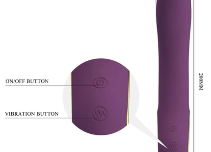 Ethan: Flexi-G-Punkt-Vibe 12 Modi USB Lila - G-Punkt Vibratoren