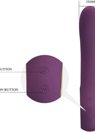Ethan: Flexi-G-Punkt-Vibe 12 Modi USB Lila - G-Punkt Vibratoren