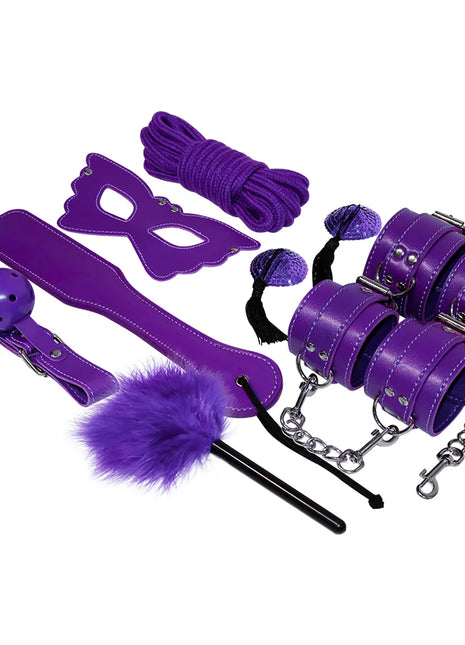 EXPERIENCE - BDSM-FETISCH-KIT LILA SERIE - Bondage-Sets