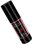 Extase sensuel schwarzer glänzender sprayflasche mit pinkem label hot oil extra fresh duft erdbeer stimulierendes öl 35 ml