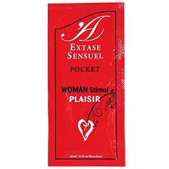 Rote extase sensual stimulierende creme für sie 10 ml mit herzmuster im sachet für intime begeisterung