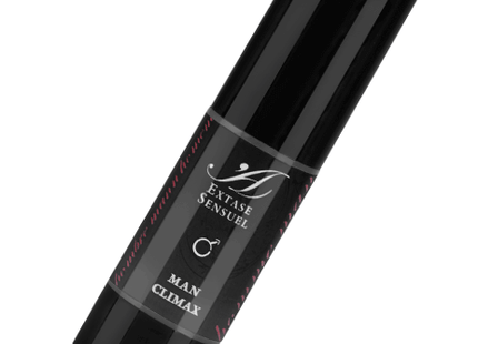 Schwarze zylindrische glänzende flasche extase sensuel man climax für stimulierenden höhepunkt für ihn