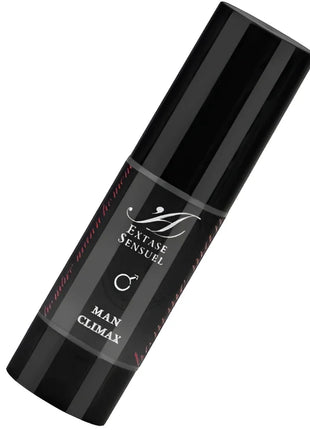 Schwarze zylindrische glänzende flasche extase sensuel man climax für stimulierenden höhepunkt für ihn