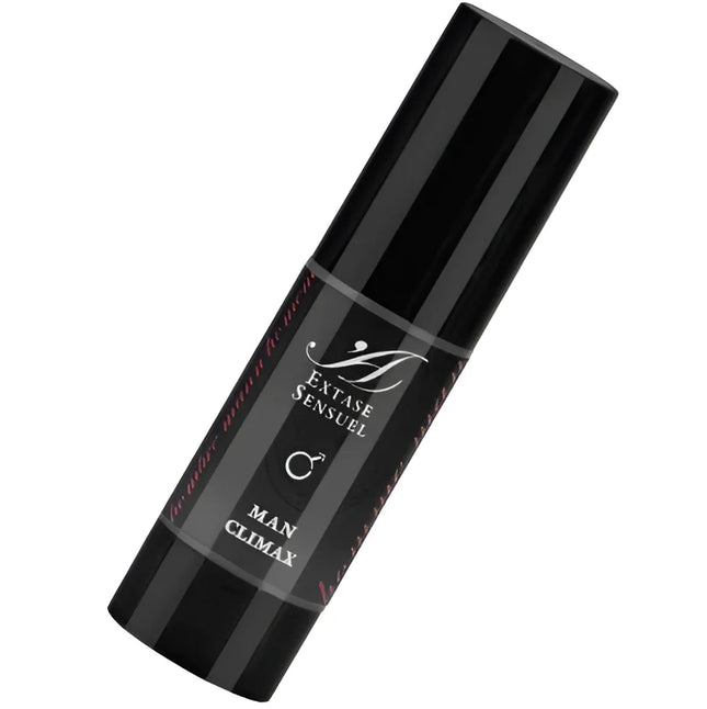 Schwarze zylindrische glänzende flasche extase sensuel man climax für stimulierenden höhepunkt für ihn