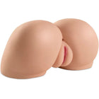 Beiger silikon analplug von extreme toyz mit realistischer hautstruktur und subtiler rosa innenseite einführbare länge