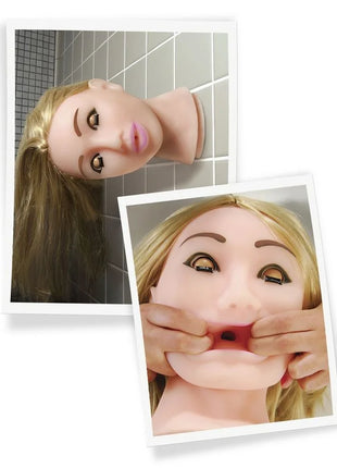 EXTREME TOYZ - FICK MICH MEGA MASTURBATOR BLONDES GESICHT - Mundmasturbator