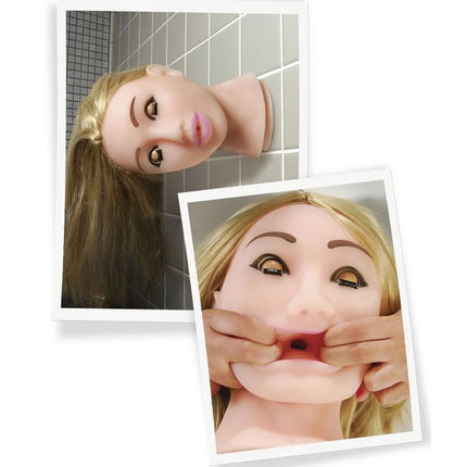 EXTREME TOYZ - FICK MICH MEGA MASTURBATOR BLONDES GESICHT - Mundmasturbator