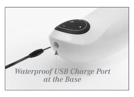 EXTREME TOYZ - PDX MEGA BATOR USB-MNNLICHER MASTURBATOR VAGINA WEISS - Automatischer Masturbator