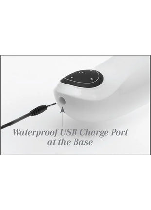 EXTREME TOYZ - PDX MEGA BATOR USB-MNNLICHER MASTURBATOR VAGINA WEISS - Automatischer Masturbator