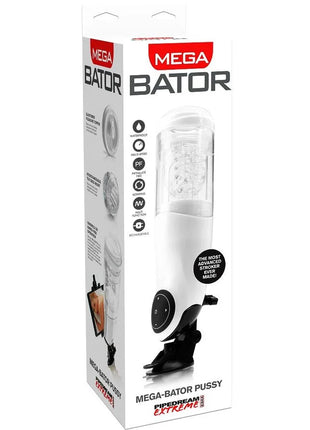 EXTREME TOYZ - PDX MEGA BATOR USB-MNNLICHER MASTURBATOR VAGINA WEISS - Automatischer Masturbator