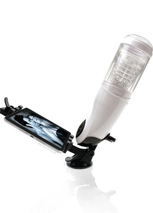 EXTREME TOYZ - PDX MEGA BATOR USB-MNNLICHER MASTURBATOR VAGINA WEISS - Automatischer Masturbator