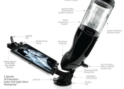 EXTREME TOYZ - PDX MEGA BATOR USB-MNNLICHER MASTURBATOR VAGINA WEISS - Automatischer Masturbator