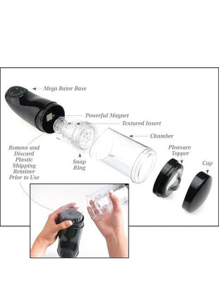 EXTREME TOYZ - PDX MEGA BATOR USB-MNNLICHER MASTURBATOR VAGINA WEISS - Automatischer Masturbator