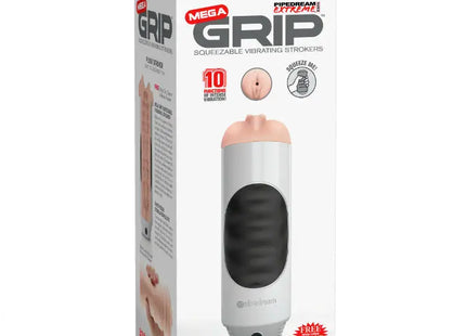 EXTREME TOYZ - PIPEDREAM MEGA GRIP VAGINA MASTURBATOR VIBRATOR - Vaginas mit Vibration