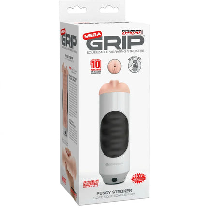 EXTREME TOYZ - PIPEDREAM MEGA GRIP VAGINA MASTURBATOR VIBRATOR - Vaginas mit Vibration