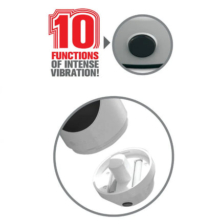 EXTREME TOYZ - PIPEDREAM MEGA GRIP VAGINA MASTURBATOR VIBRATOR - Vaginas mit Vibration