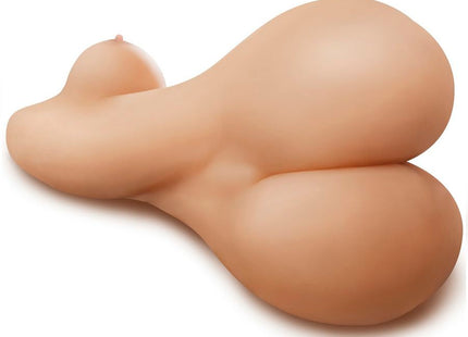 Beige silikon anatomisches modell weiblicher torso mit realistischer hautstruktur für extreme toyz pipedream mega torso masturbator weiblich 138 kg
