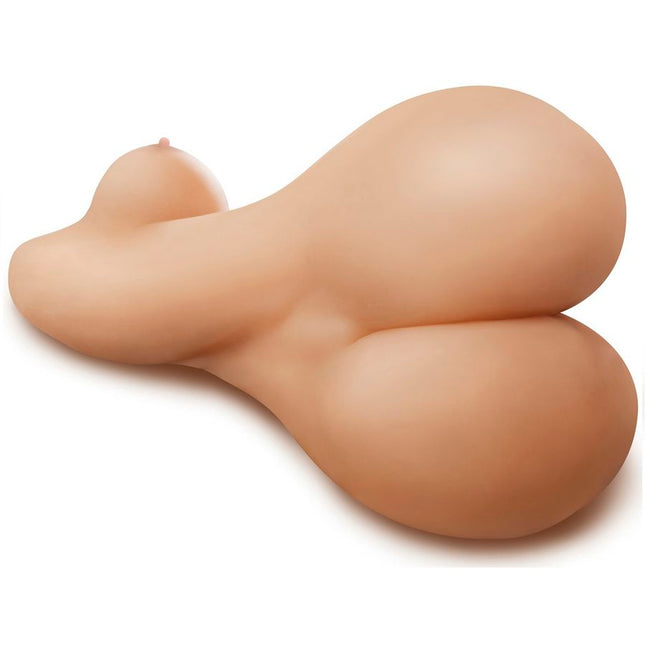 Beige silikon anatomisches modell weiblicher torso mit realistischer hautstruktur für extreme toyz pipedream mega torso masturbator weiblich 138 kg