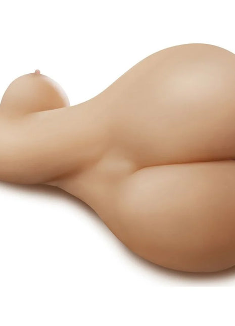 Beige silikon anatomisches modell weiblicher torso mit realistischer hautstruktur für extreme toyz pipedream mega torso masturbator weiblich 138 kg
