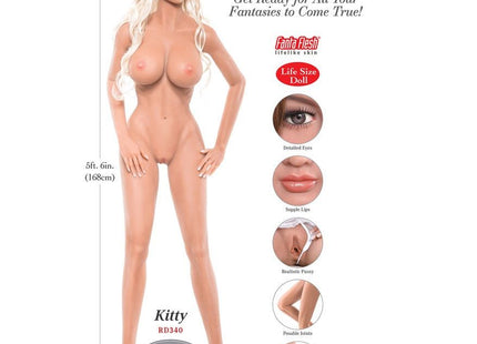 Die kitty rd340 ist eine 5ft poldream extreme ultimate fantasy puppe 168 cm im produkt extreme toyz