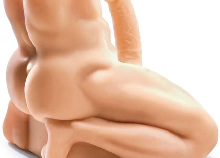 Beige silikon erwachsenen spielzeug mit realistischen anatomischen konturen und glatter lebensechter struktur von extreme toyz pipedreams