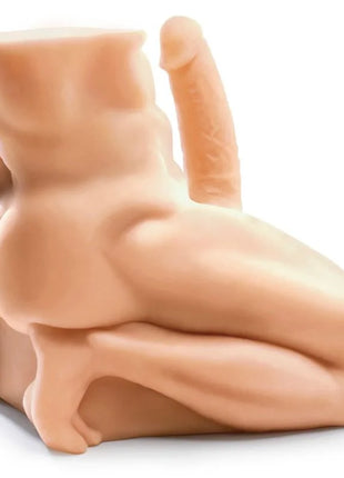 Beige silikon erwachsenen spielzeug mit realistischen anatomischen konturen und glatter lebensechter struktur von extreme toyz pipedreams