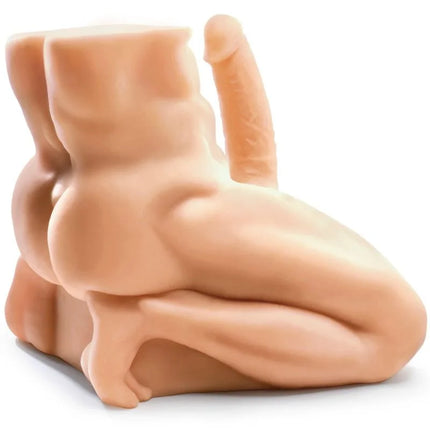 Beige silikon erwachsenen spielzeug mit realistischen anatomischen konturen und glatter lebensechter struktur von extreme toyz pipedreams
