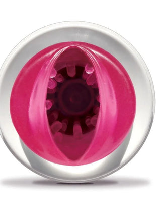 Extreme toyz rotopator männlicher masturbator rosa silikon massageball mit klarem rundem ständer