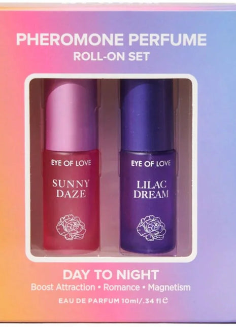 EYE OF LOVE - BLOOM DAY TO NIGHT PHEROMONE ROLL-ON PARFÜM SET 2 X 5 ML