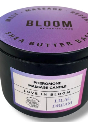 EYE OF LOVE - BLOOM MASSAGEKERZE INDICA LILAC DREAM 150 ML