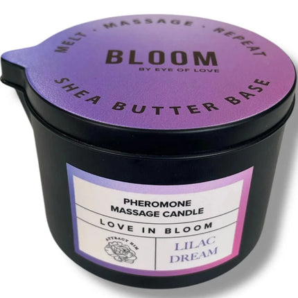 EYE OF LOVE - BLOOM MASSAGEKERZE INDICA LILAC DREAM 150 ML