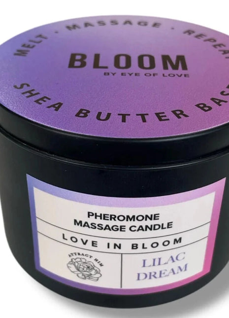 EYE OF LOVE - BLOOM MASSAGEKERZE INDICA LILAC DREAM 150 ML