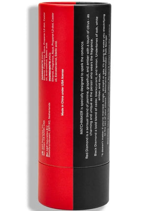 Roter und schwarzer zylindrischer matchmaker pheromon parfumbehälter eye of love für paare 20 ml