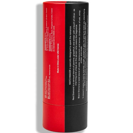 Roter und schwarzer zylindrischer matchmaker pheromon parfumbehälter eye of love für paare 20 ml