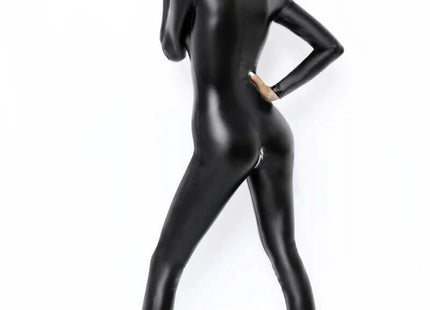 F293 Powerwetlook Catsuit mit Frontreißverschluss von Noir Handmade - Overall