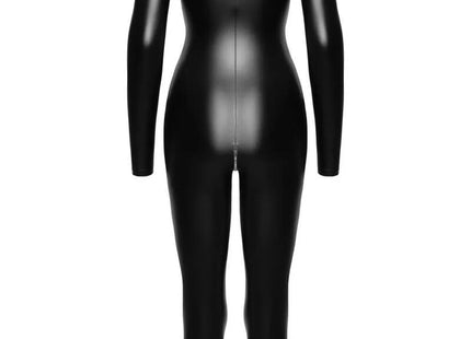 F293 Powerwetlook Catsuit mit Frontreißverschluss von Noir Handmade - Overall