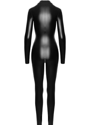F293 Powerwetlook Catsuit mit Frontreißverschluss von Noir Handmade - Overall